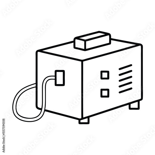 vector illustration of a printer
