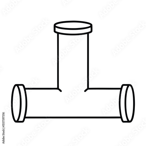 vector illustration of a pipe wrench