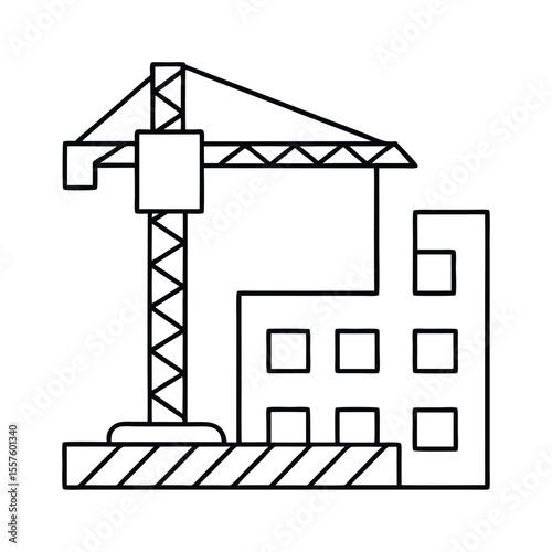 vector drawing of a house
