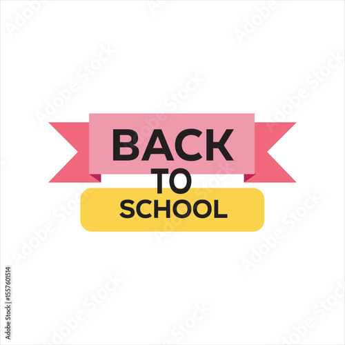 Professional Back To School Icon for Teachers and Students, a Clean Vector Art Piece Perfect for Study Time Welcome and School Reopening Announcements.