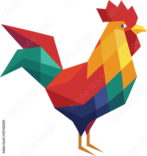rooster and hen