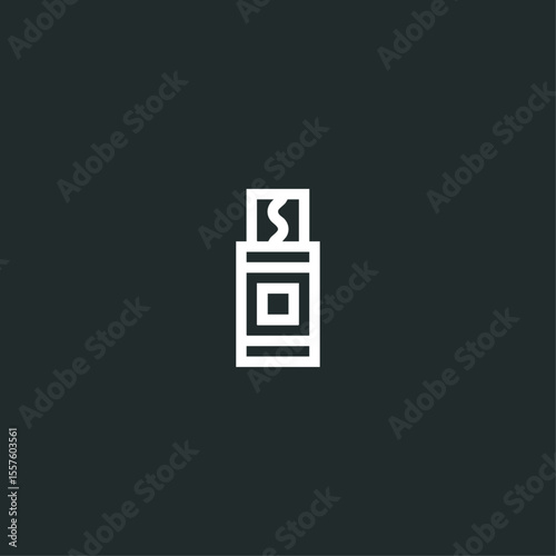 Chewing Gum icon logo flat vector design
