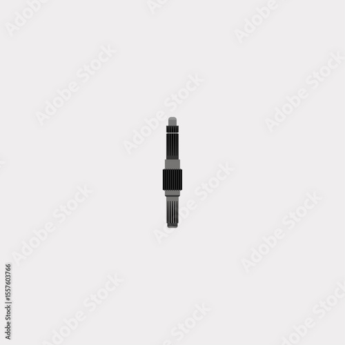 Geaar shaft icon logo flat vector design