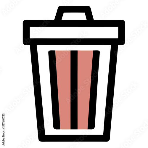 vector trash can icon
