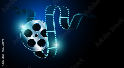 video, cinema, grafica, pellicola film, bobina
