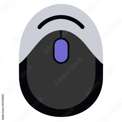 yin yang symbol with mouse