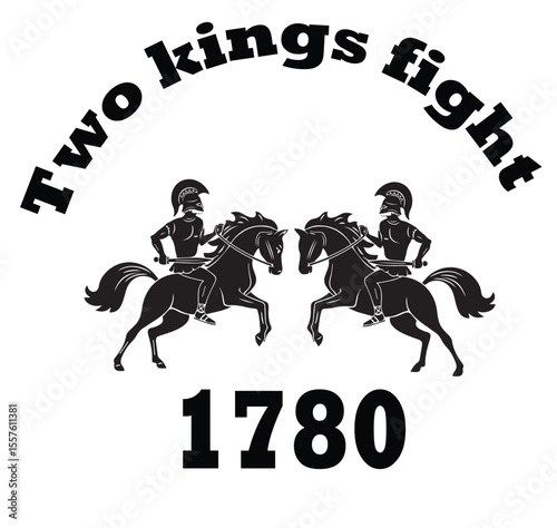Two kings fight
