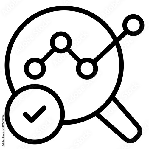 Presciptive analytics in vector illustration