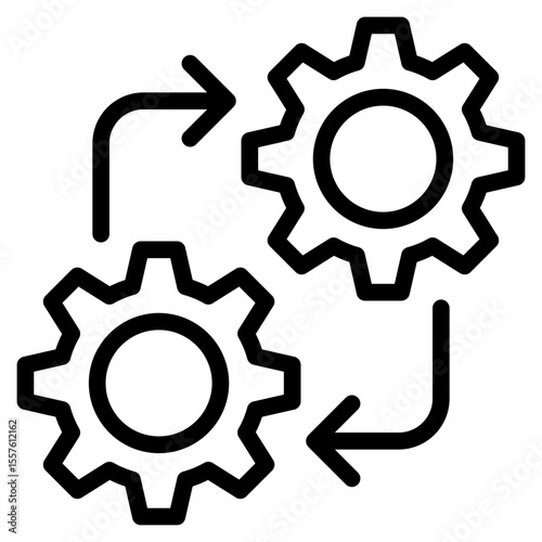 Process in vector illustration