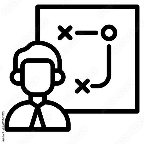 Planning in vector illustration