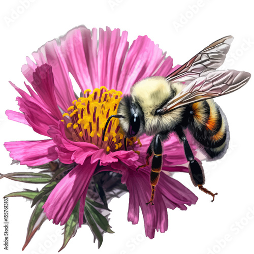 bee on flower