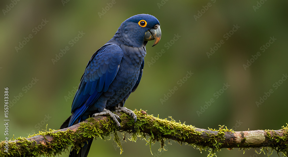 Obraz premium Hyacinth Macaw in Forest