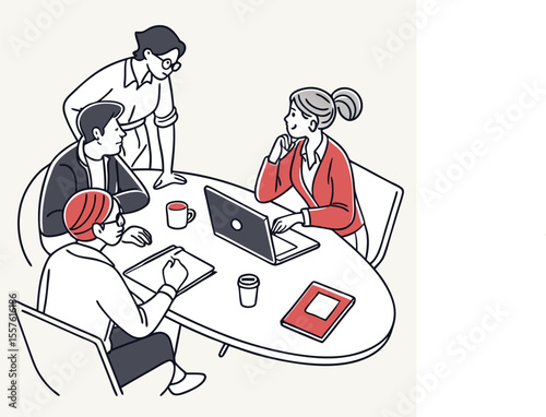 Office Metting with Boss and Stuff.
