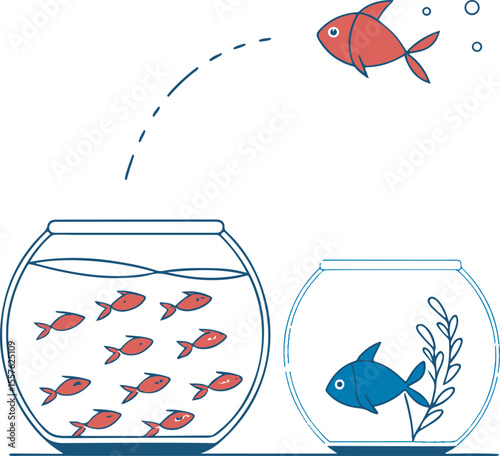 aquarium with fish