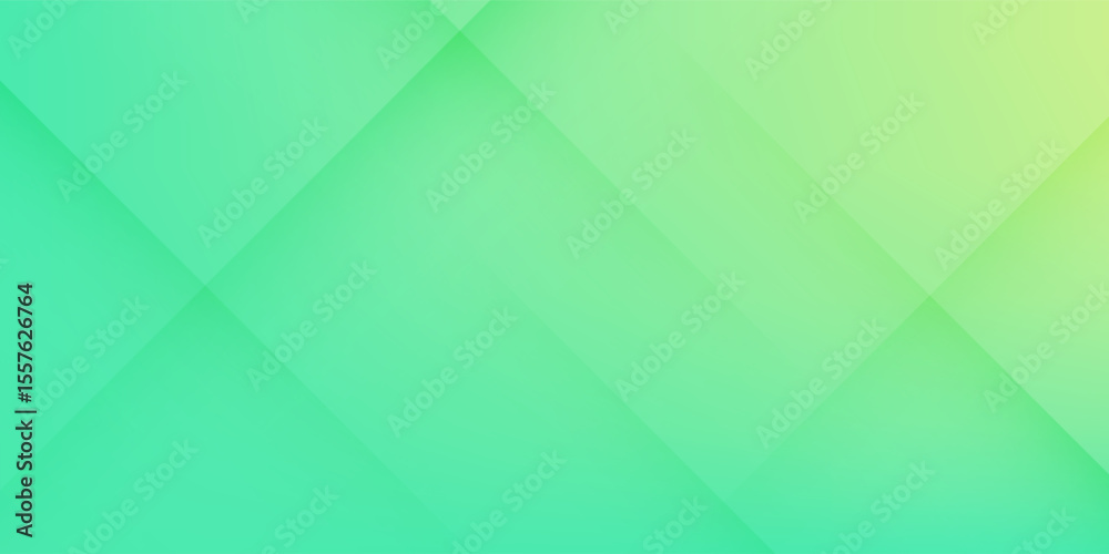 Fototapeta premium Green vector abstract background with simple geometric shapes