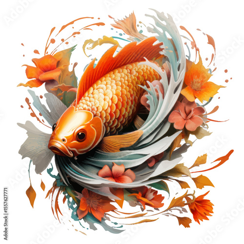 goldfish in aquarium