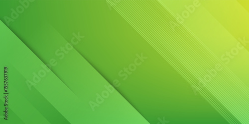 Abstract green background with diagonal lines.  ideal for banner, header, cover, billboard, brochure, social media, EPS 10