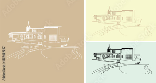 ship, vector, silhouette, sea, boat, illustration, city, icon, transportation, cargo, water, transport, travel, industry, art, container, vintage, drawing, military, design, submarine, business, 
