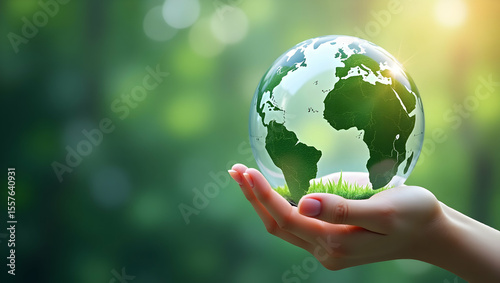 Sustainable Globalization: Eco-Friendly Economic Strategies & Responsible Development Frameworks - Professional Imagery for Stock Photos photo