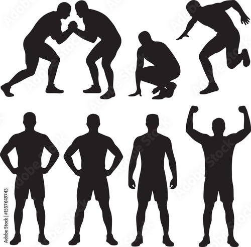 Quarterback Throwing Pass Silhouette

Touchdown Celebration Vector Design

Football Player in Action Silhouette

Helmet and Ball American Football Art

Team Huddle on Field Silhouette Scene