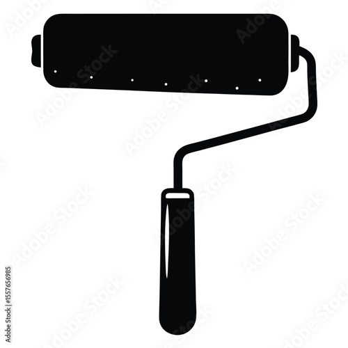 paint roller  vector icon
