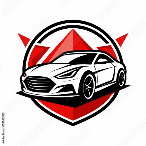 Car Logo Abstract Lines Vector. Vector illustration