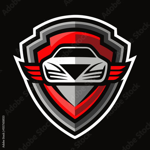 Car Logo Abstract Lines Vector. Vector illustration