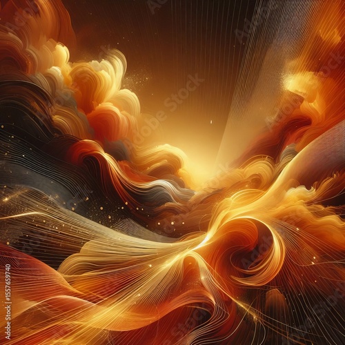 A sunny burst of saffron gold
