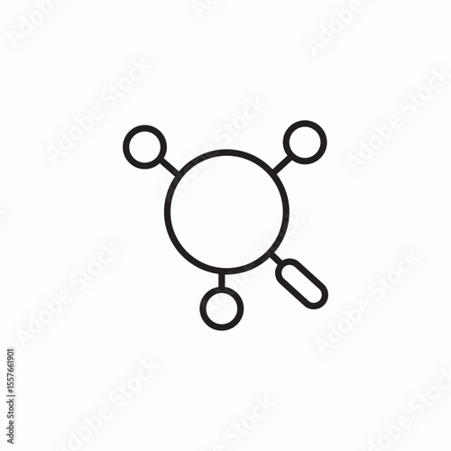 search points icon sign vector