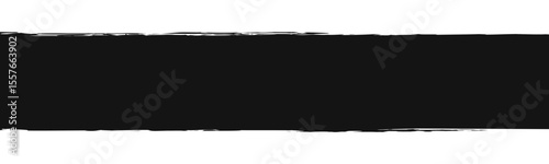 Black line of paint, long line smear