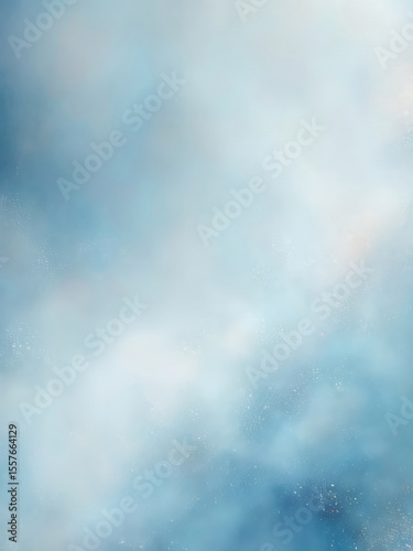 Abstract Ethereal Blue Sky, Textured Vertical Wallpaper Art ai