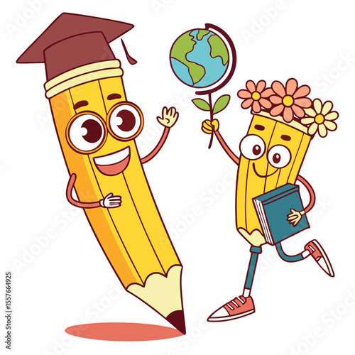 Happy Pencils Celebrating Education, Global Learning, and the Joy of Knowledge