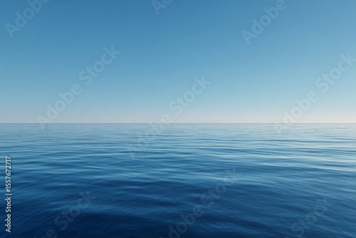 Wallpaper Mural Vast Ocean Horizon Under a Clear Blue Sky Torontodigital.ca