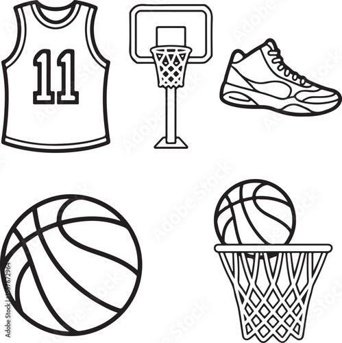 Basketball Dunk Silhouette in Action

Player Dribbling the Ball Vector Design

Slam Dunk Sports Silhouette Scene

Street Basketball Game Silhouette Art

Basketball Shooter in Motion Vector