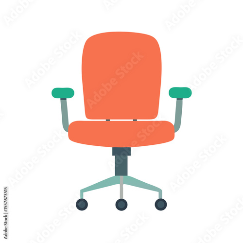 office chair isolated on white background