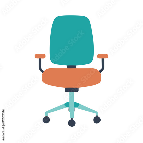 office chair isolated on white