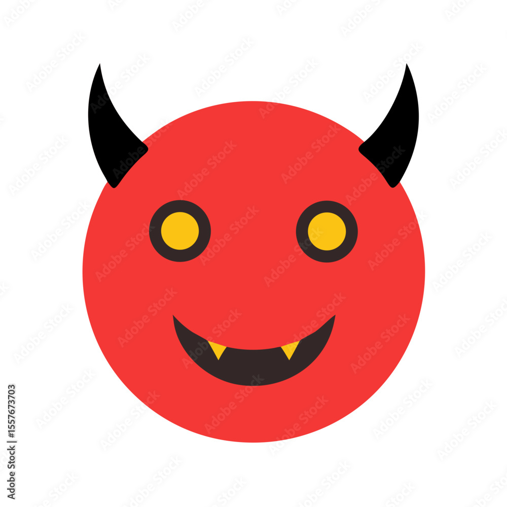 Obraz premium devil cartoon character