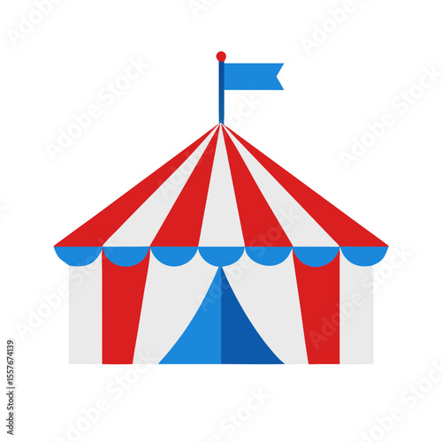 circus tent vector illustration