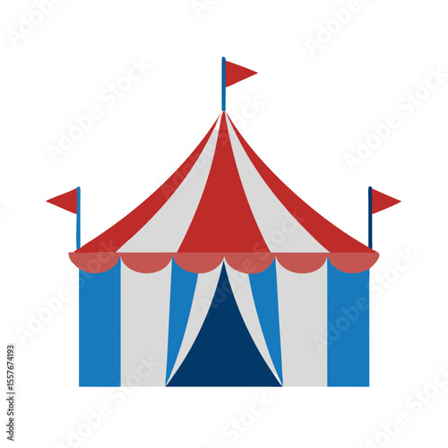circus tent vector illustration