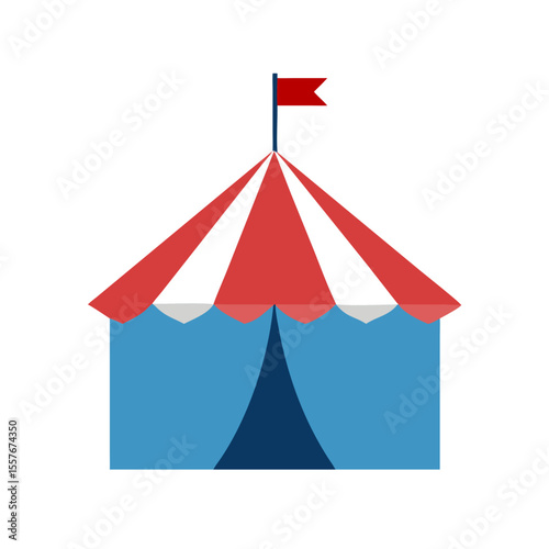 circus tent vector illustration
