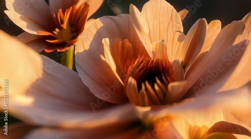 Soft Light On A Delicate Flower
