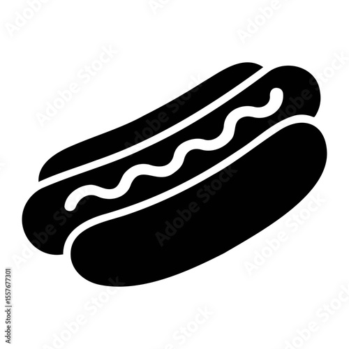 Rolled scroll with horizontal lines simple graphic icon
