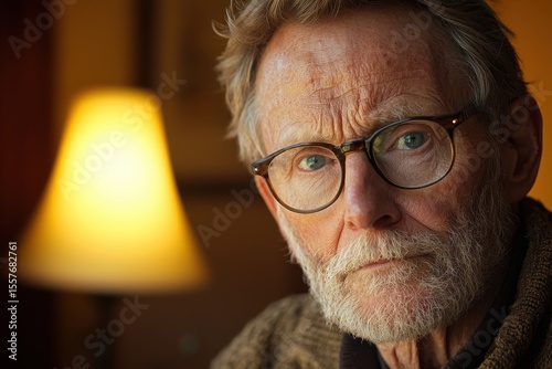 Portrait of a Thoughtful Senior Man