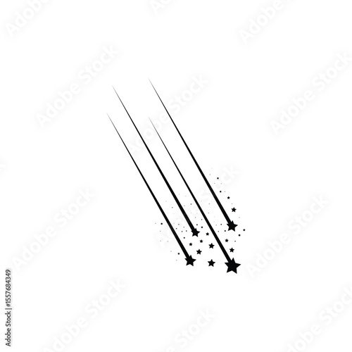 Black Falling Stars