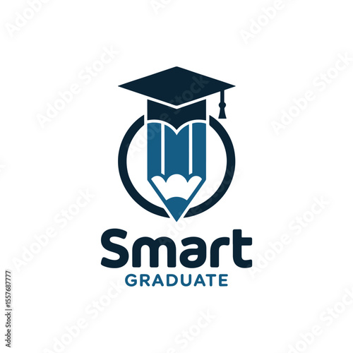 Unique education logo Modern and minimalist vector and abstract logo