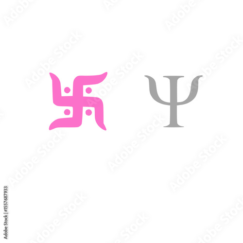 Hindu religious and spiritual icon design.