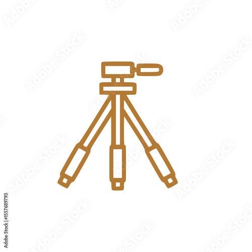 Photography and videography equipment symbol design.