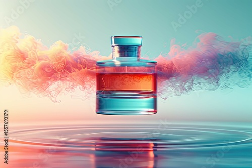 A perfume empty for the brand ads 