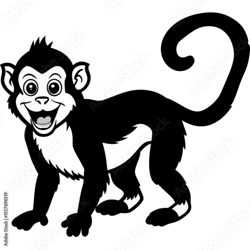 capuchin---expressive-face---gripping-tail