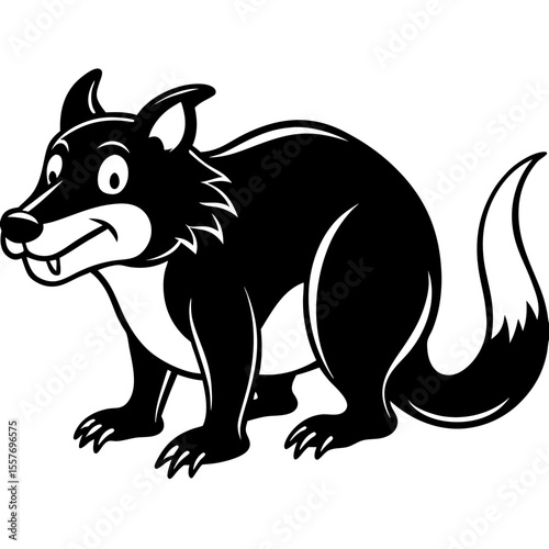 tasmanian-devil---hunched-back